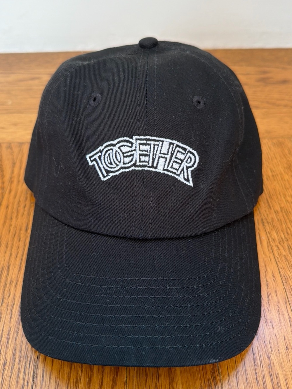 NWT - Harry Styles "Together, Together" Embroidered Black Baseball Cap